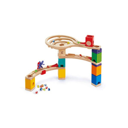 Hape Quadrilla Corsa verso il Traguardo – Pista Biglie in Legno dai 4 Anni