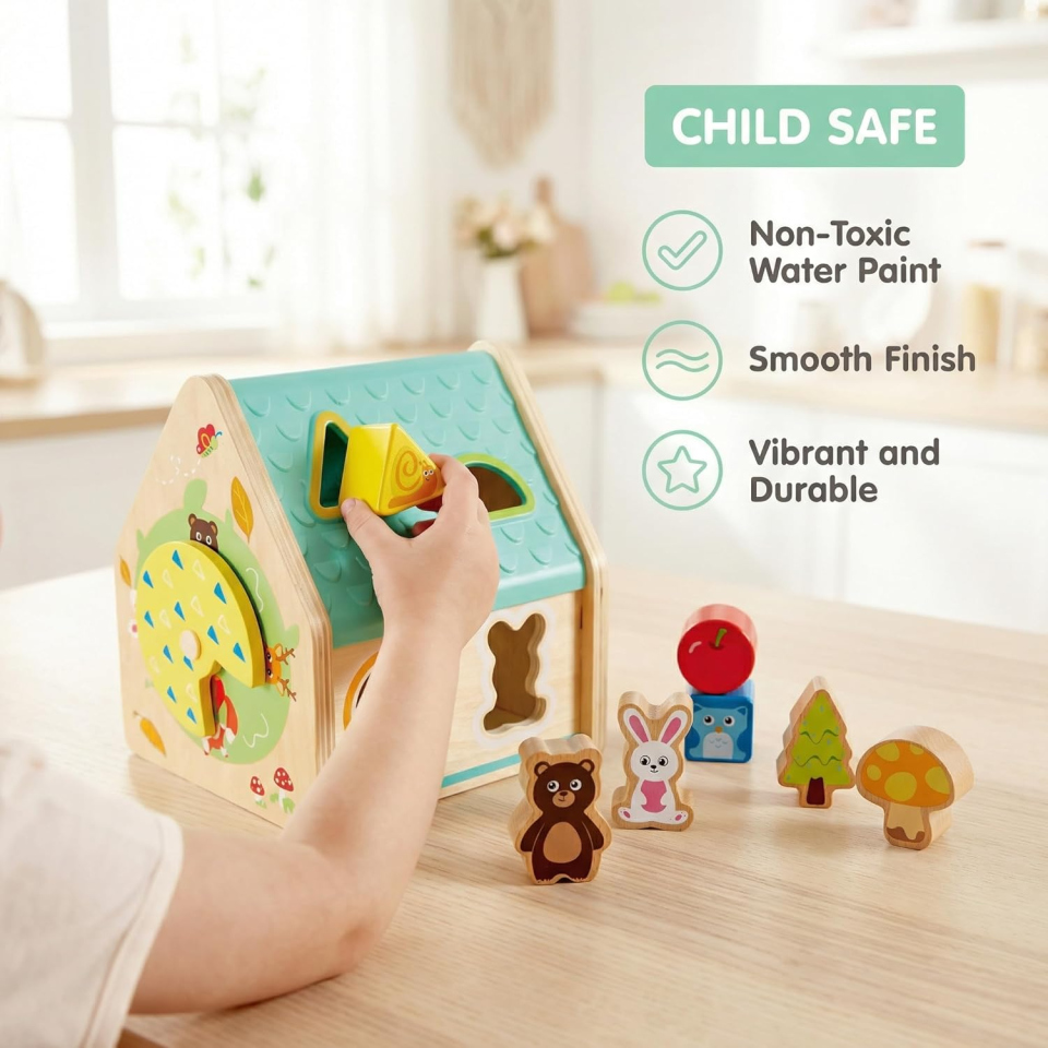Hape Casetta Selezionatore di Forme con Animali