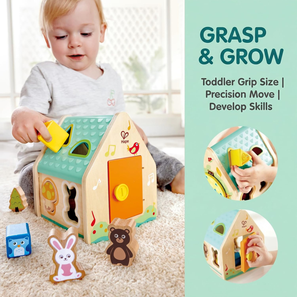 Hape Casetta Selezionatore di Forme con Animali