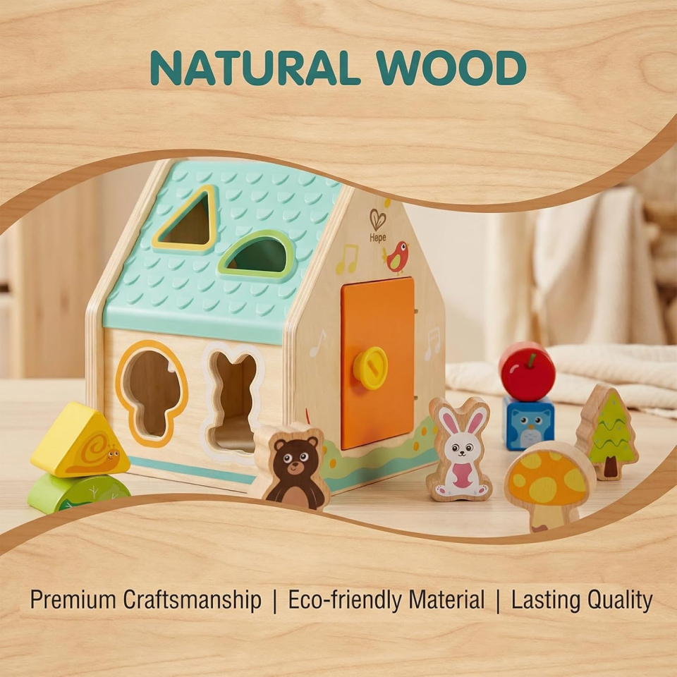 Hape Casetta Selezionatore di Forme con Animali
