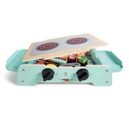 Hape Set Barbecue in Legno – Cucina Giocattolo con Grill e Spiedini