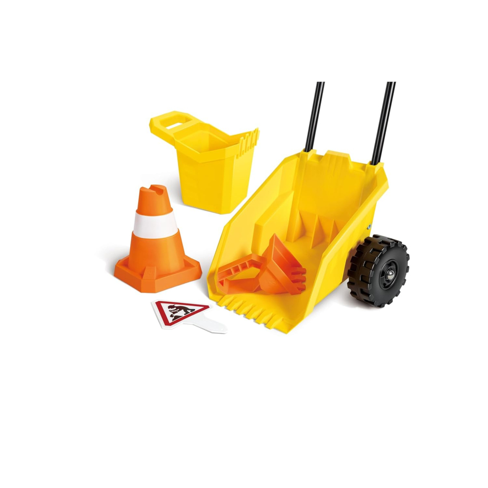 Hape Set Cantiere Sabbia – Dumper, Ruspa e Accessori da 3 Anni