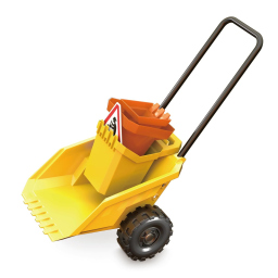 Hape Set Cantiere Sabbia – Dumper, Ruspa e Accessori da 3 Anni