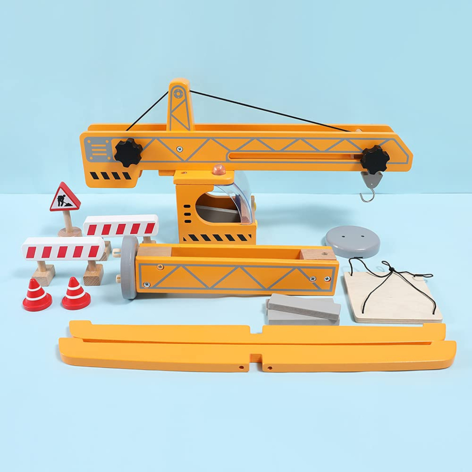 Hape Set Gru da Cantiere per Bambini