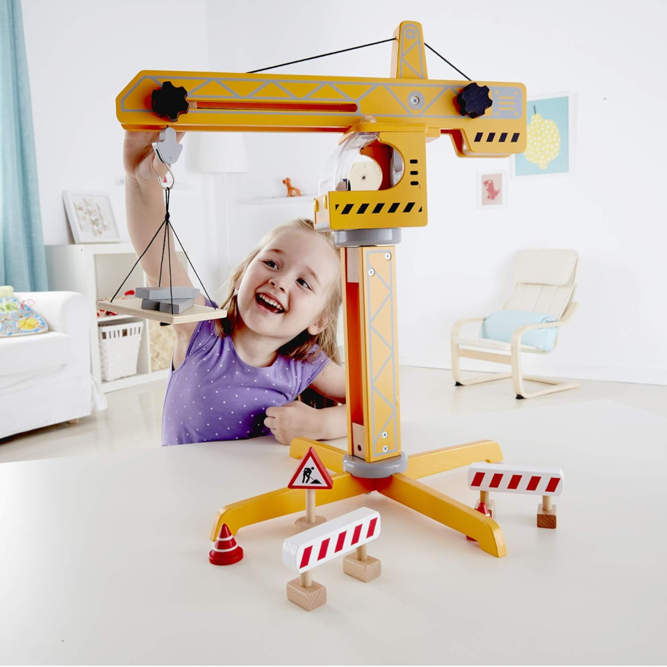 Hape Set Gru da Cantiere per Bambini