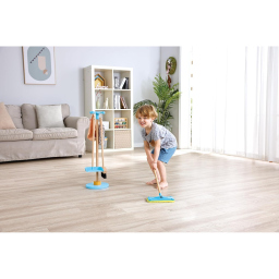 Hape Set Pulizia in Legno con Supporto – 6 Pezzi per Bambini