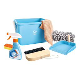 Hape Set Secchio Pulizie – Kit Imitazione in Legno per Bambini