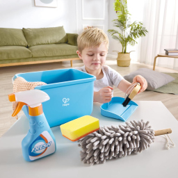 Hape Set Secchio Pulizie – Kit Imitazione in Legno per Bambini