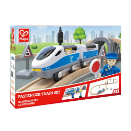 Hape Set Treno Passeggeri con Pista a 8 in Legno