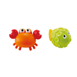 Hape Spruzzini Oceano – Set Granchio e Pesciolino per il Bagnetto