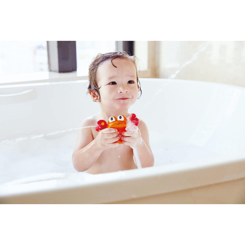 Hape Spruzzini Oceano – Set Granchio e Pesciolino per il Bagnetto