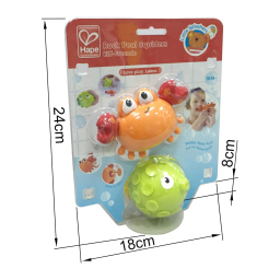 Hape Spruzzini Oceano – Set Granchio e Pesciolino per il Bagnetto