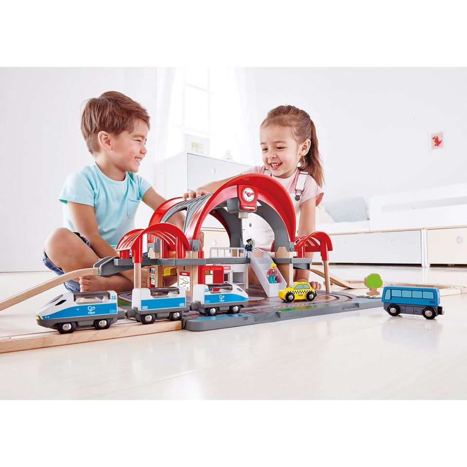 Hape Stazione della Grande Città – Stazione Ferroviaria in Legno a Due Piani