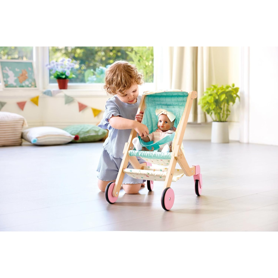 Hape Sweet Walks – Passeggino per Bambole in Legno