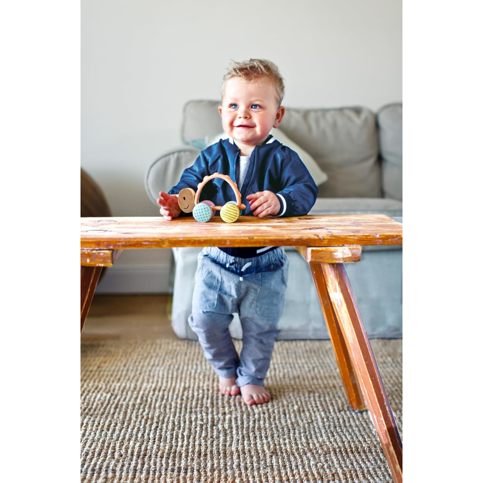 Hape Tartaruga Turbo – Gioco con Ruote Luminose e Maniglia in Silicone