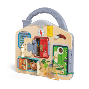 Hape Tavola di Apprendimento con Serrature e Porte