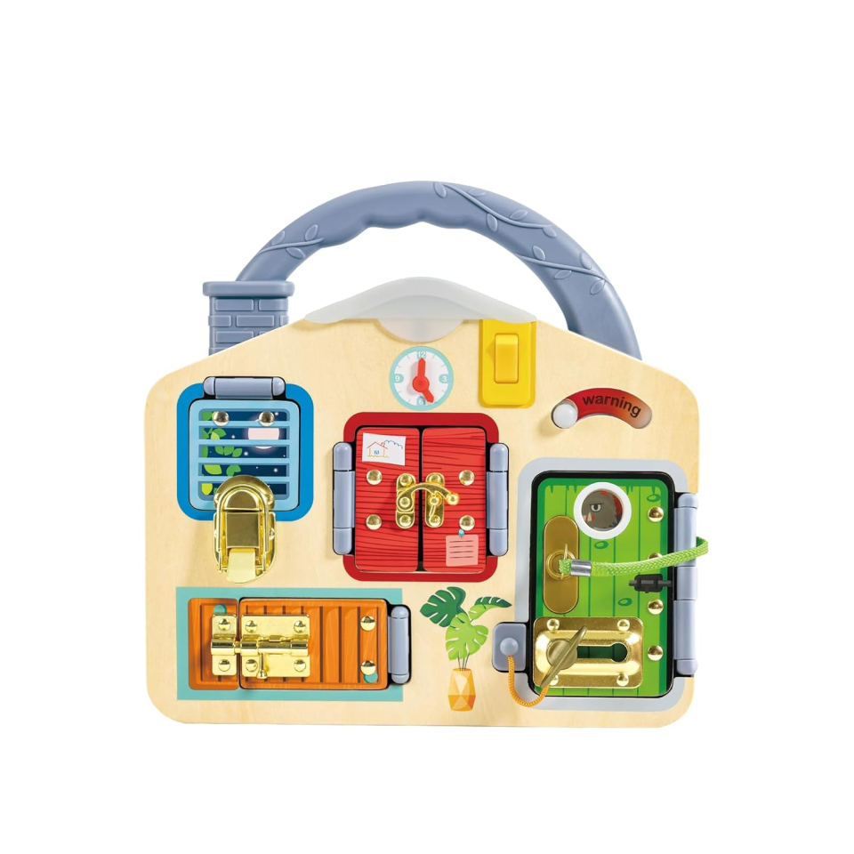 Hape Tavola di Apprendimento con Serrature e Porte