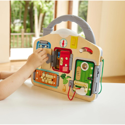 Hape Tavola di Apprendimento con Serrature e Porte