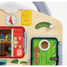 Hape Tavola di Apprendimento con Serrature e Porte