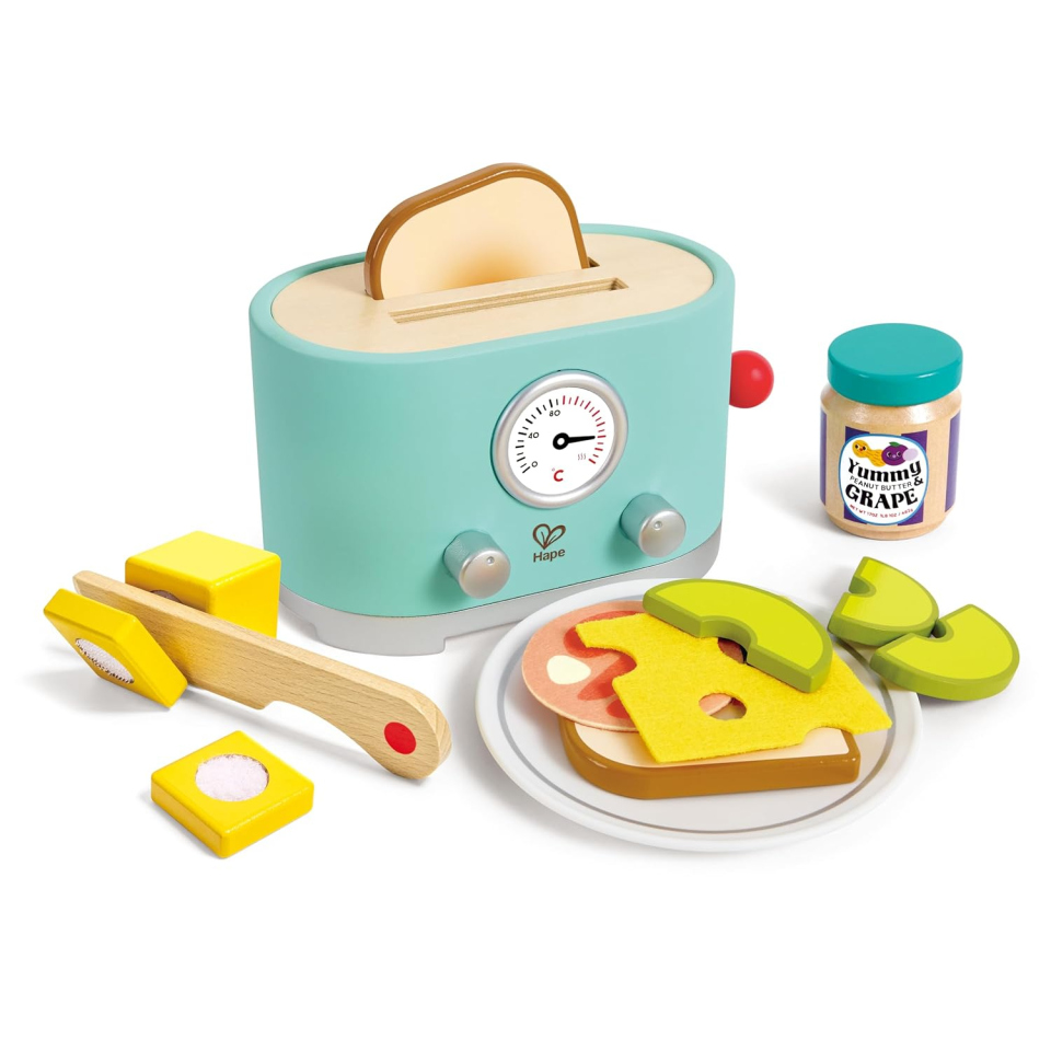 Hape Tostapane Moderno – Set Cucina Giocattolo con Accessori