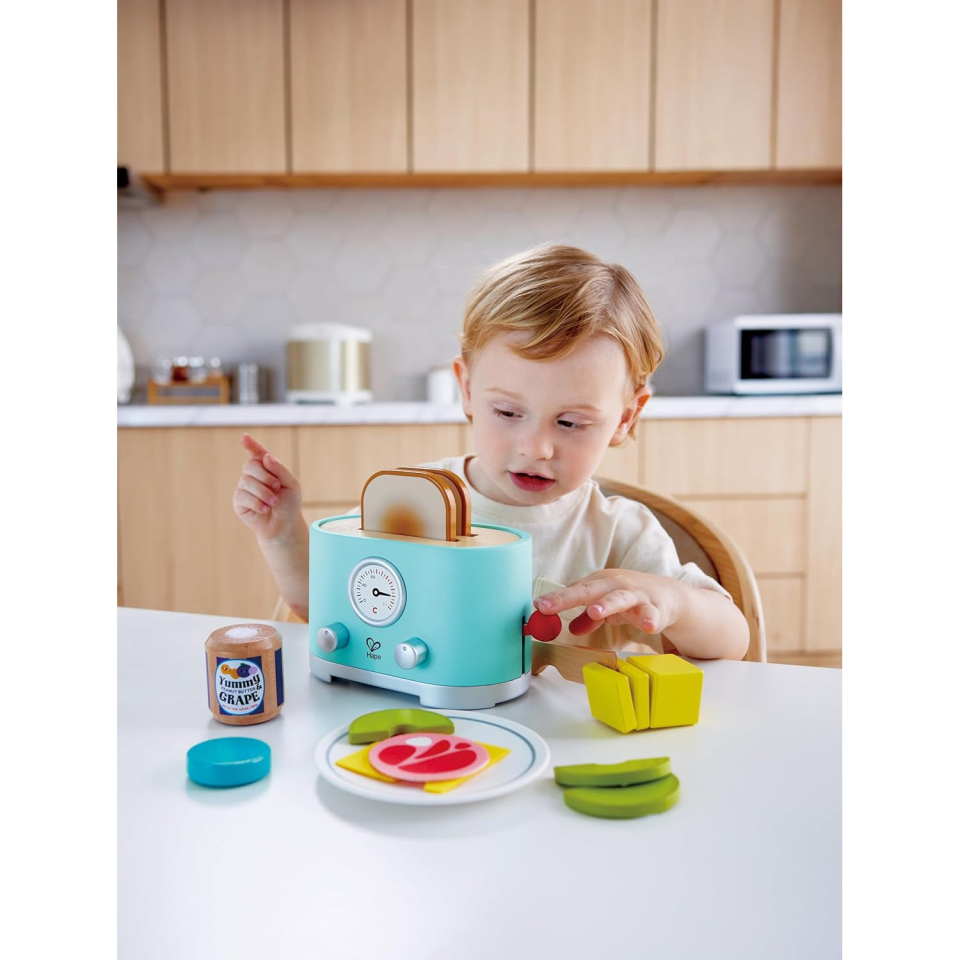Hape Tostapane Moderno – Set Cucina Giocattolo con Accessori