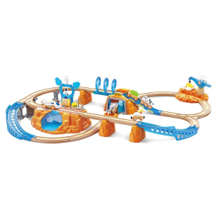 Hape Trenino Esplorazione di Marte – Set Ferroviario in Legno Spaziale