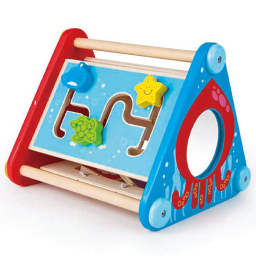 Hape Triangolo Multiattività Portatile – Centro Gioco 5 in 1