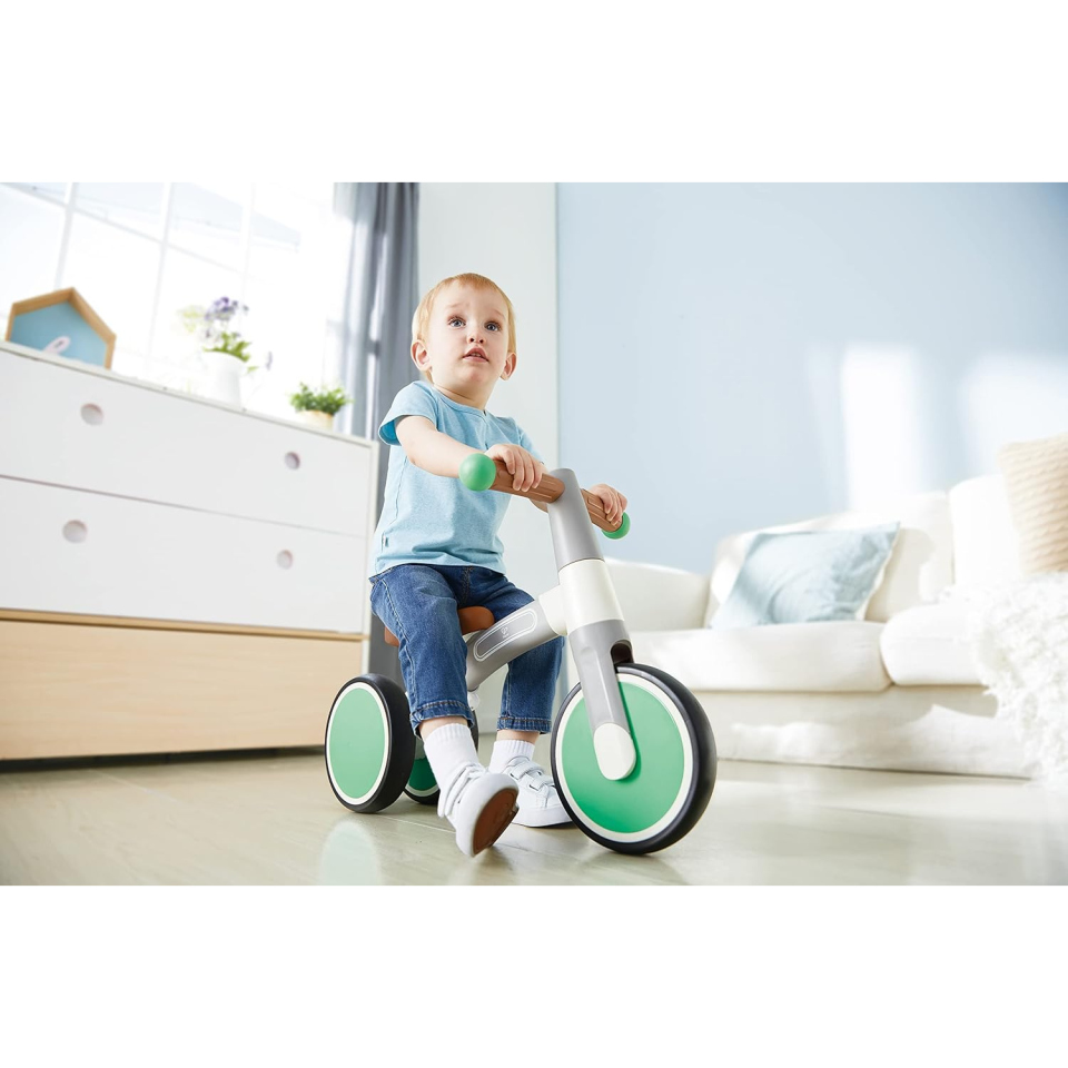 Hape Triciclo Verde Senza Pedali per Bambini dai 18 Mesi