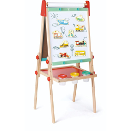 Hape Set Veicoli Magnetici in Legno – 30 Pezzi dai 18 Mesi