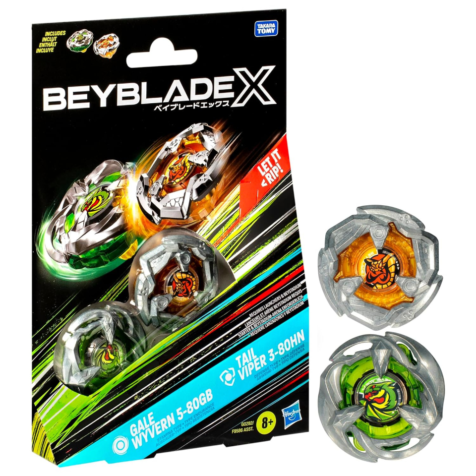 Hasbro Beyblade X set di trottole doppio