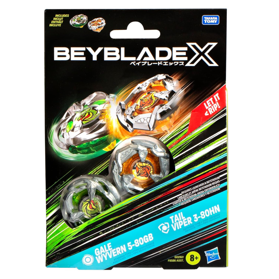 Hasbro Beyblade X set di trottole doppio