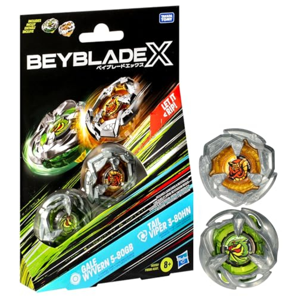 Hasbro Beyblade X set di trottole doppio