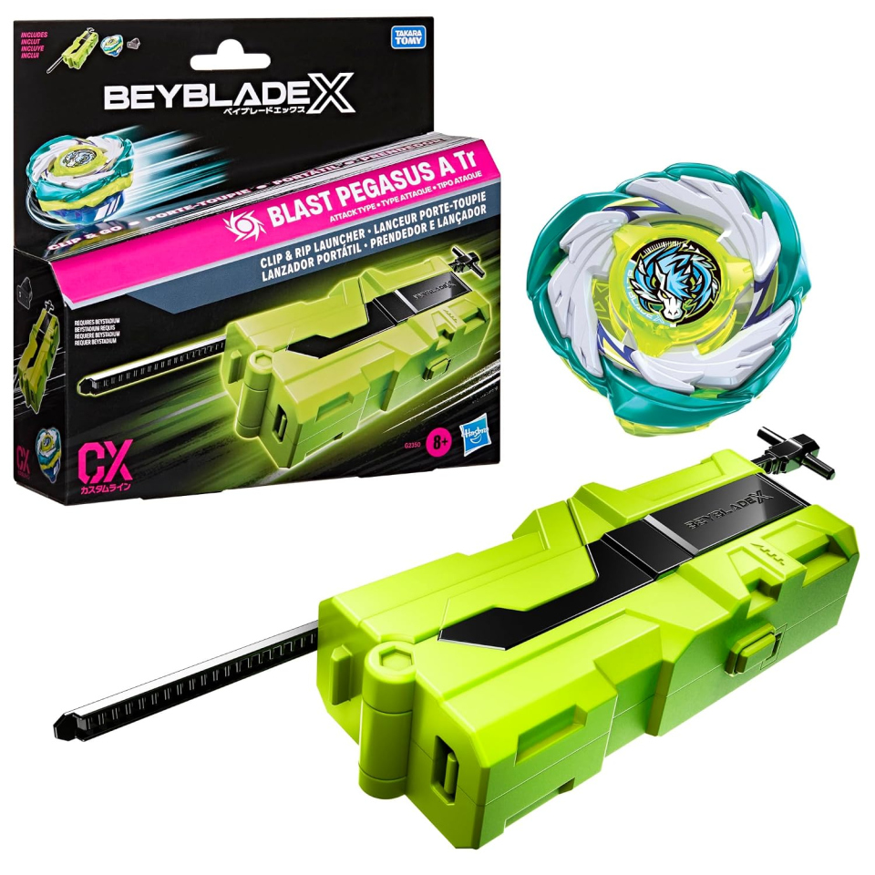 Hasbro Beyblade X trottola Blast Pegasus con lanciatore