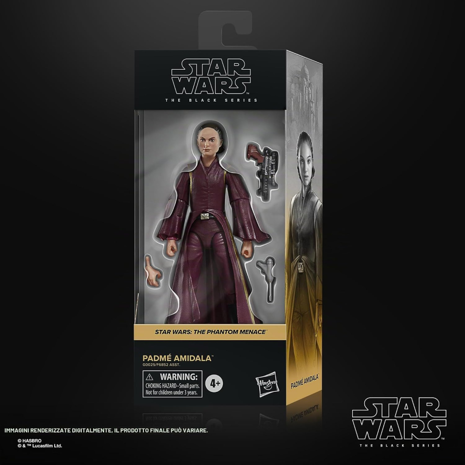 Hasbro Black Series figura Padmé Amidala snodabile 15 cm