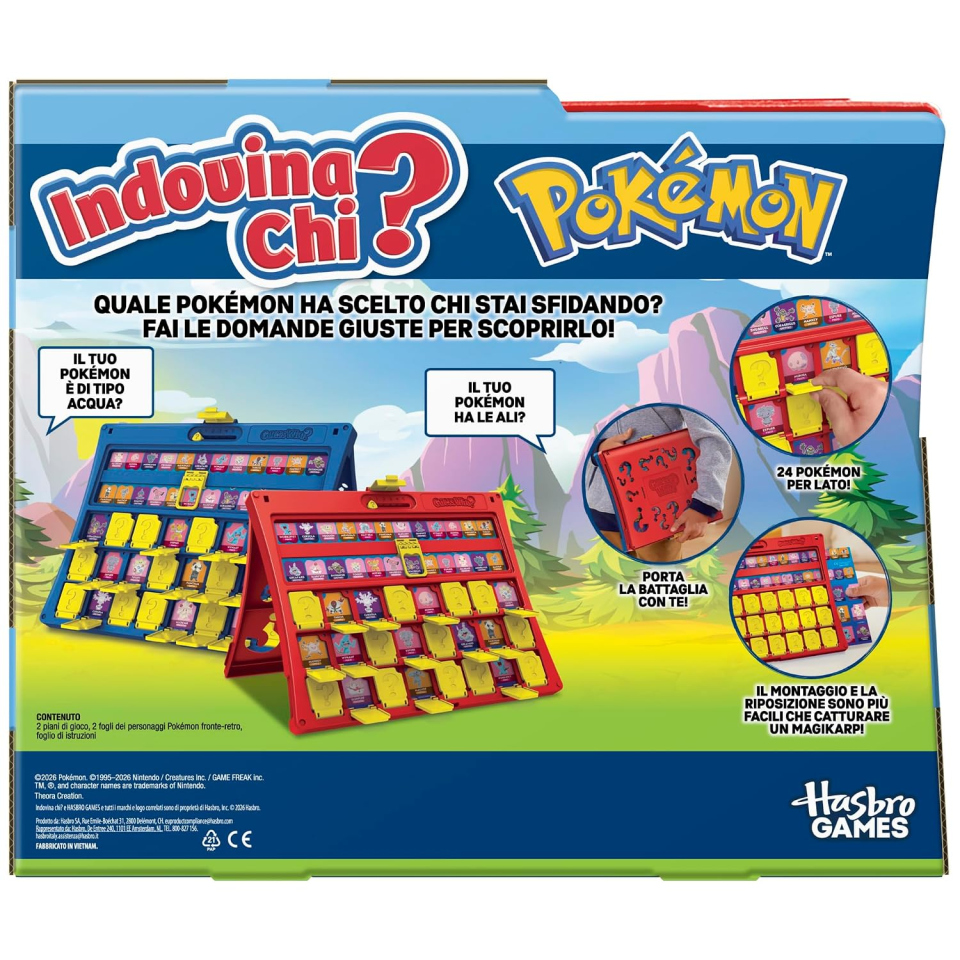 Hasbro Gaming Indovina Chi Pokémon per due giocatori