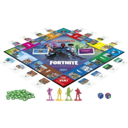Hasbro Gaming Monopoly Fortnite con tessere capovolgibili