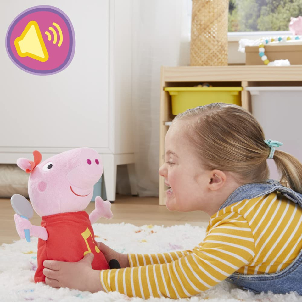 Hasbro Peppa Pig peluche interattivo Canta con Peppa
