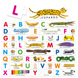 Headu Alfabeto Tattile, gioco educativo Montessori 3-6 anni
