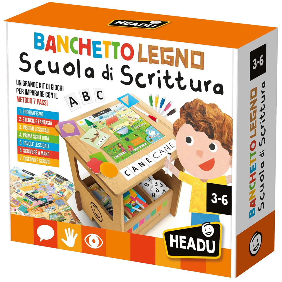 Headu Banchetto Scuola di Scrittura in legno