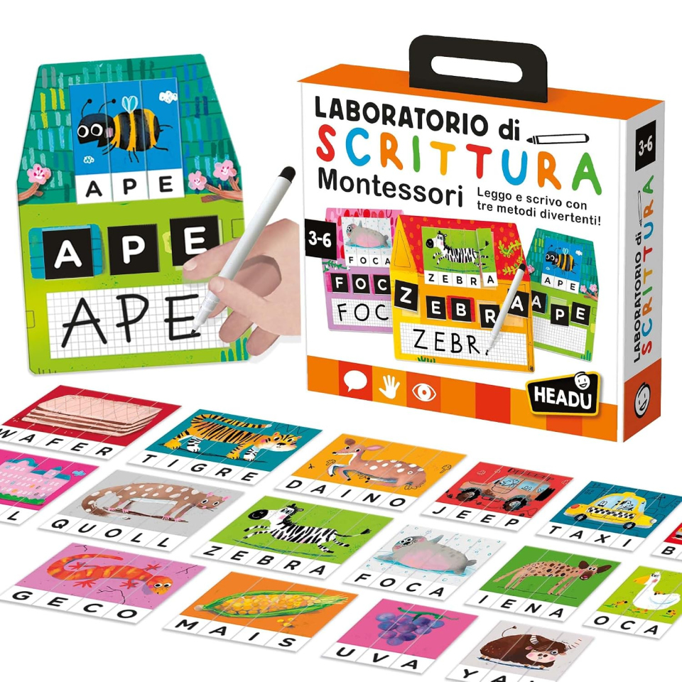 Headu Laboratorio di Scrittura Montessori dai 3 anni