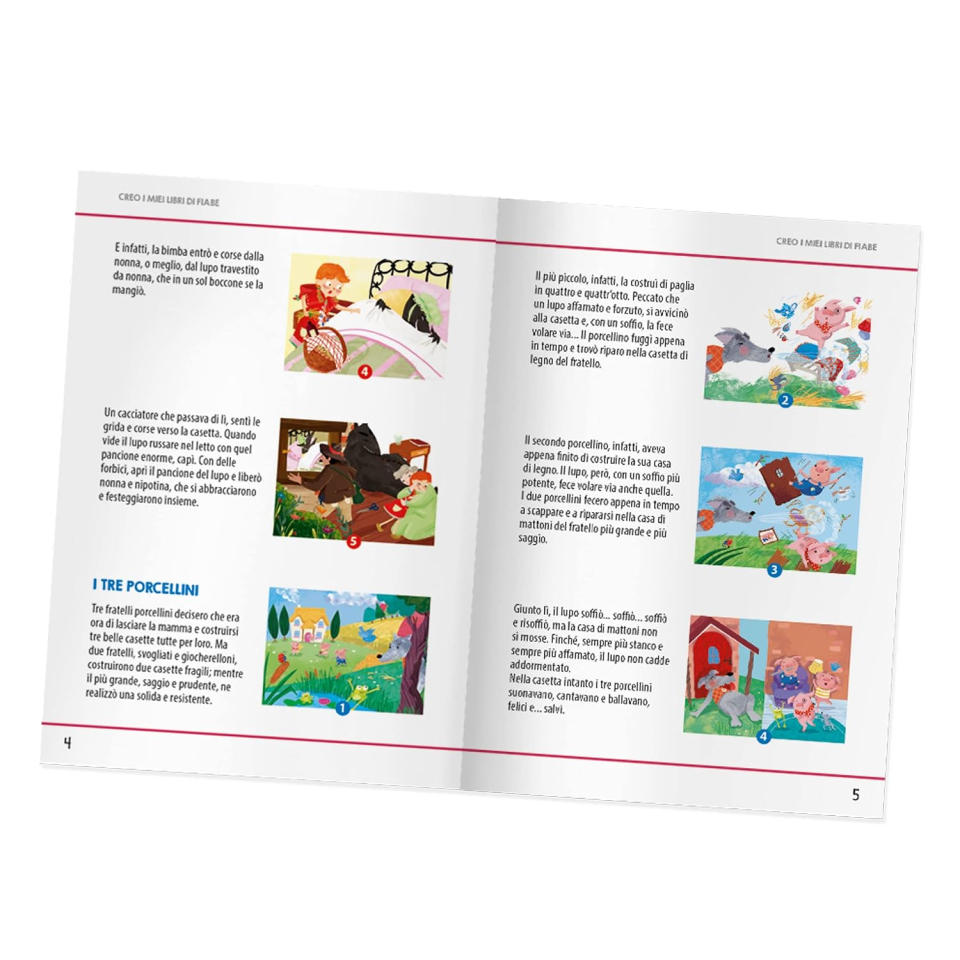 Headu Creo i miei libri di fiabe 4-8 anni