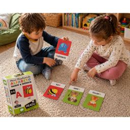 Headu Maxi Flashcards alfabeto Montessori dai 2 anni