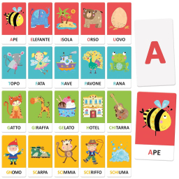 Headu Maxi Flashcards alfabeto Montessori dai 2 anni