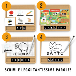 Headu Montessori Scrivere, Leggere e Conoscere le Parole