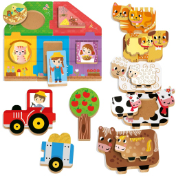 Headu Primi Giochi in legno da 1 anno