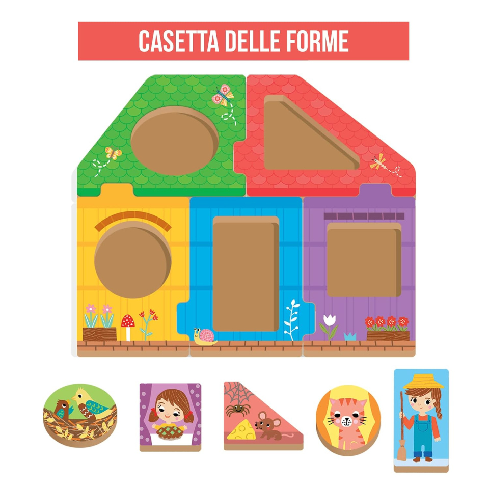 Headu Primi Giochi in legno da 1 anno