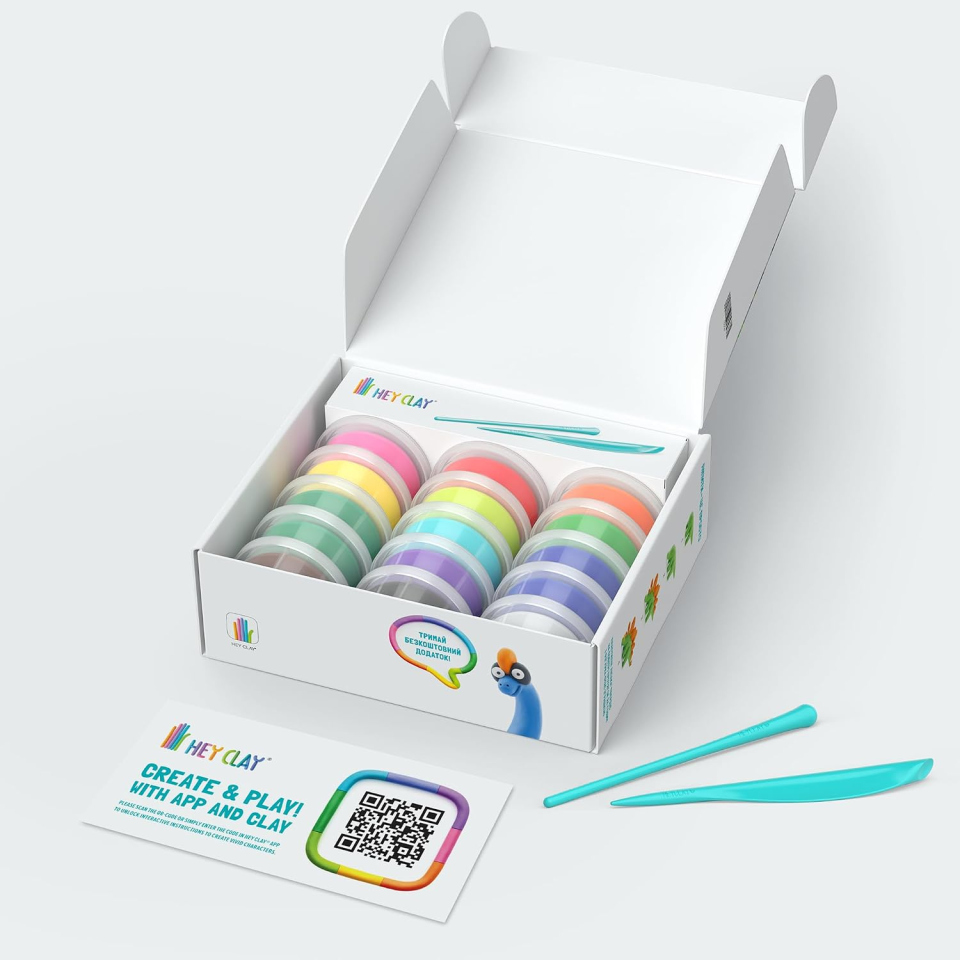 Hey Clay pasta modellabile con 15 barattoli