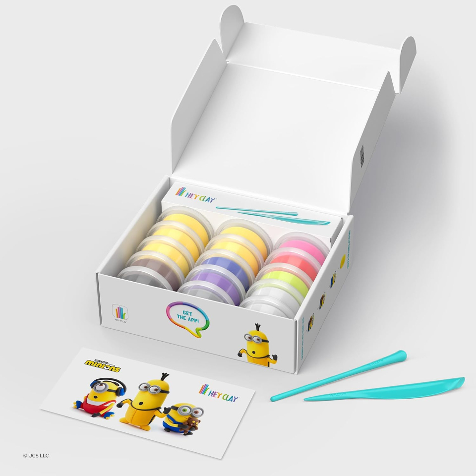 Hey Clay pasta modellabile Minions con 15 barattoli
