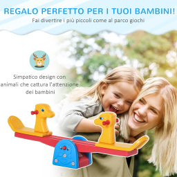 HOMCOM altalena a bilico per bambini 1-4 anni