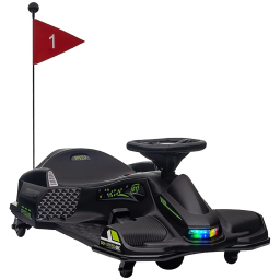 HOMCOM Go Kart Elettrico Drift 8-12 Anni
